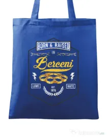 Sacosa din panza Berceni Albastru regal