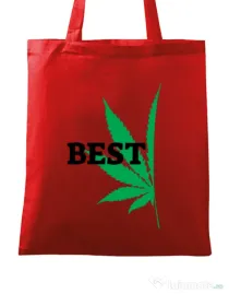 Sacosa din panza Best buds 1 Rosu