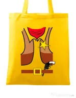 Sacosa din panza Cowboy Suit 1 Galben