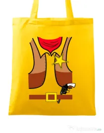 Sacosa din panza Cowboy Suit 1 Galben