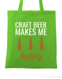 Sacosa din panza Craft beer Verde mar