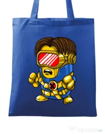 Sacosa din panza Cyclops minion Albastru regal