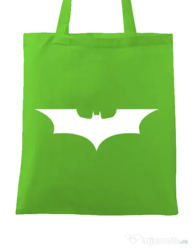 Sacosa din panza Dark knight Verde mar