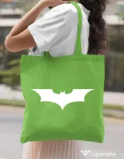 Sacosa din panza Dark knight Verde mar