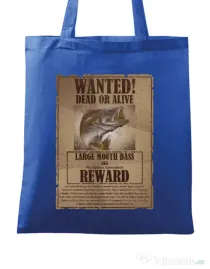 Sacosa din panza Dead or alive Albastru regal