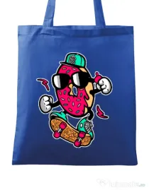 Sacosa din panza Donut skater Albastru regal