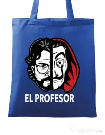 Sacosa din panza El profesor Albastru regal