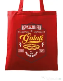 Sacosa din panza Galati Rosu