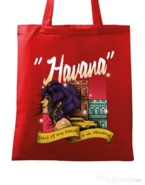 Sacosa din panza Havana Rosu
