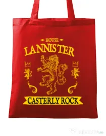 Sacosa din panza House Lannister Rosu