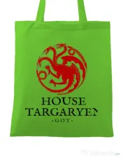 Sacosa din panza House Targaryen Verde mar