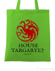 Sacosa din panza House Targaryen Verde mar