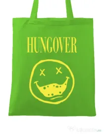 Sacosa din panza Hungover Verde mar