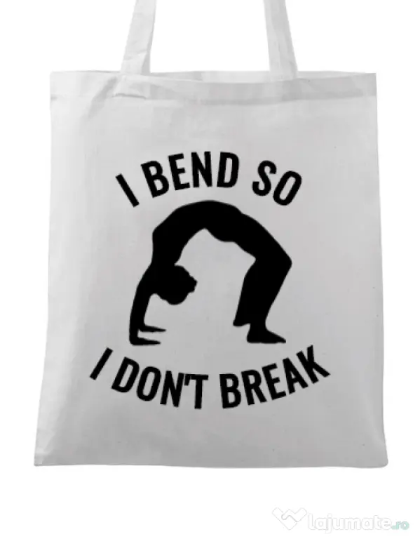 Sacosa din panza I bend Alb