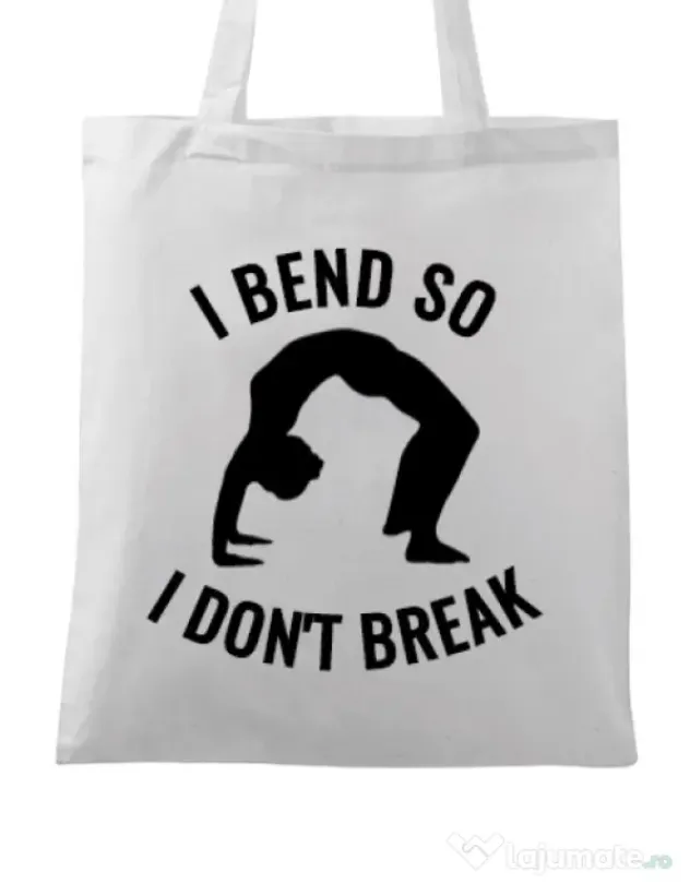 Sacosa din panza I bend Alb
