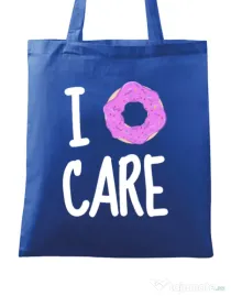 Sacosa din panza I donut care Albastru regal