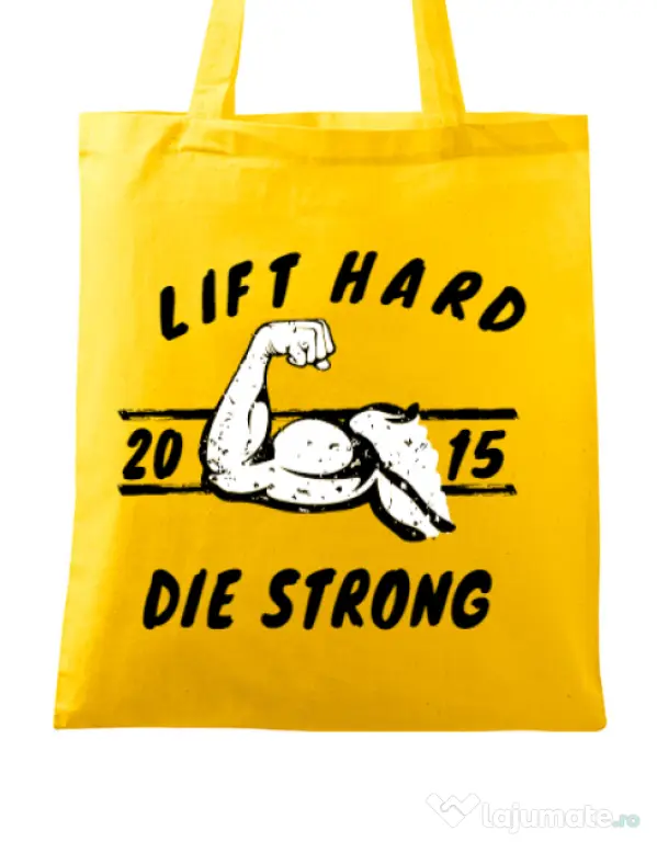 Sacosa din panza Lift hard Galben