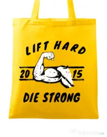 Sacosa din panza Lift hard Galben
