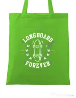 Sacosa din panza Long Board Forever Verde mar