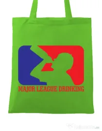 Sacosa din panza Major league Verde mar