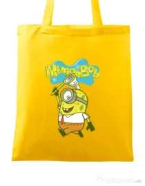 Sacosa din panza MinionBob Galben