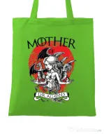 Sacosa din panza Mother of dragons Verde mar