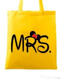 Sacosa din panza Mrs Minnie Galben