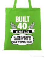 Sacosa din panza Original parts Verde mar
