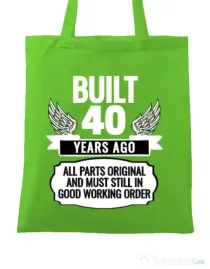 Sacosa din panza Original parts Verde mar