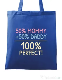 Sacosa din panza Perfect baby Albastru regal