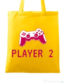 Sacosa din panza Player 2 Galben
