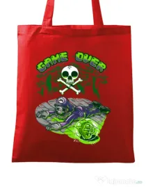 Sacosa din panza Poisonous mushroom Rosu