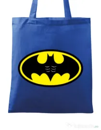 Sacosa din panza Six pack Batman Albastru regal
