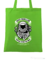 Sacosa din panza Space Rebellion Verde mar