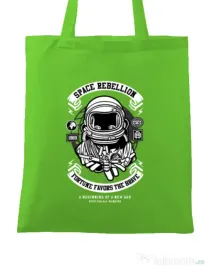 Sacosa din panza Space Rebellion Verde mar
