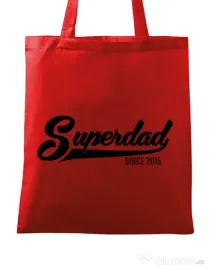 Sacosa din panza Superdad Rosu