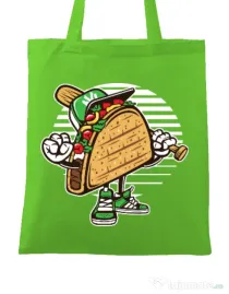 Sacosa din panza Taco Verde mar