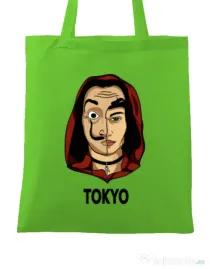 Sacosa din panza Tokyo Verde mar