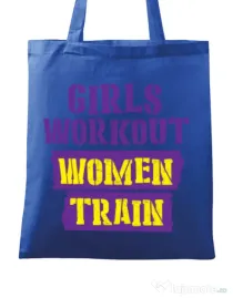 Sacosa din panza Women train Albastru regal