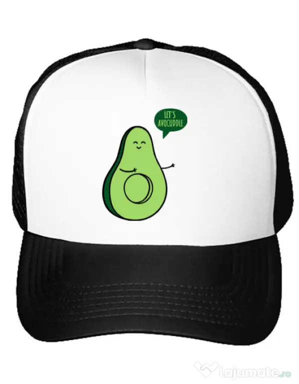 Sapca personalizata Avocuddle 1 Alb