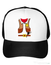 Sapca personalizata Cowboy Suit 1 Alb