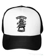 Sapca personalizata Dark samurai Alb