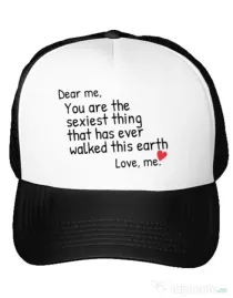 Sapca personalizata Dear me Alb