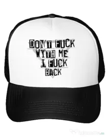 Sapca personalizata I fuck back Alb
