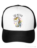 Sapca personalizata Like mother Alb