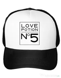 Sapca personalizata Love potion Alb