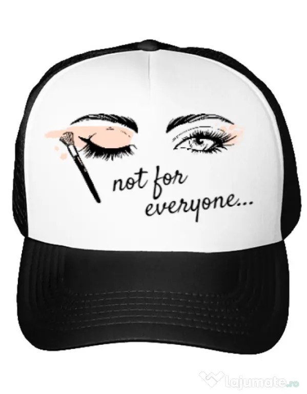 Sapca personalizata Not for everyone Alb