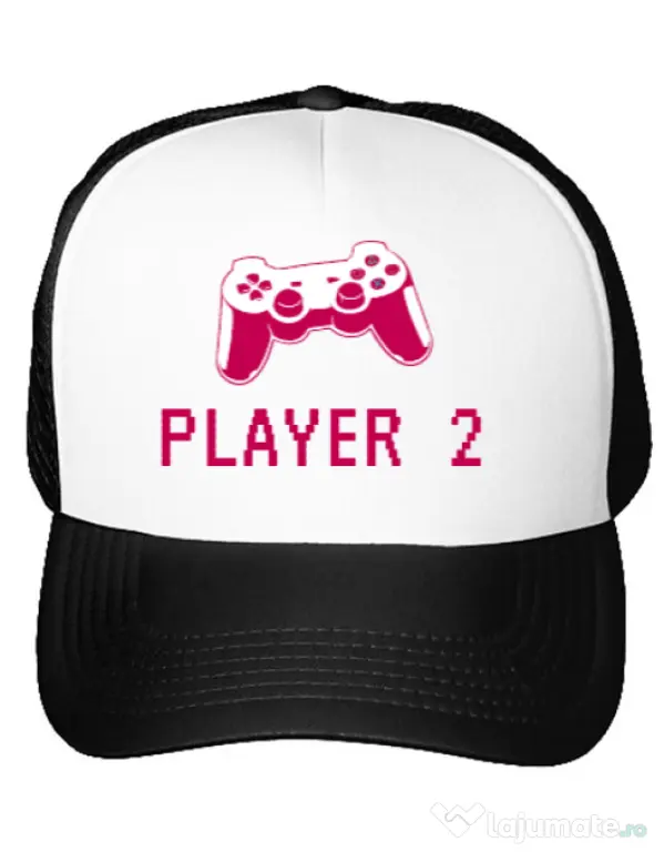Sapca personalizata Player 2 Alb