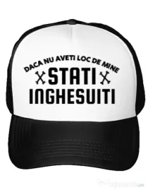 Sapca personalizata Stati inghesuiti Alb