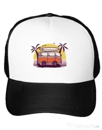 Sapca personalizata Sunset Van Alb